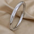 Glossy Solid Colour Thick Stainless Steel Bangle