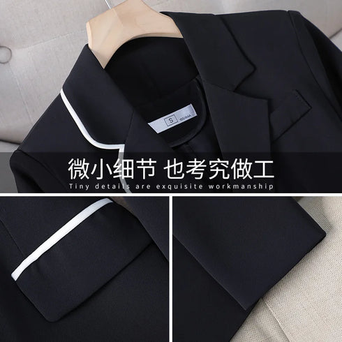 Plus Size Women's Luxury Blazer in White