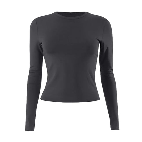 Slim Fit Long Sleeve T-Shirt for Women