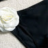 Floral Bandeau Thong Bikini Set for Women