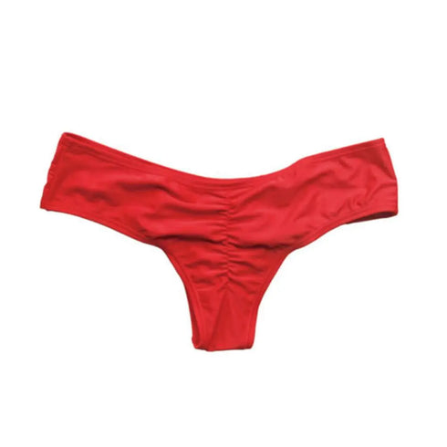 Adjustable Bikini Bottoms in Black and Pink