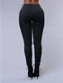 Women's Distressed High Waist Pencil Jeans