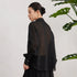 K3035W Luxury Women's Clothing 75% linen 25% silk Ladies Blouse