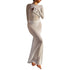 Women’s Backless Long Sleeve Beach Cover-Up Dress