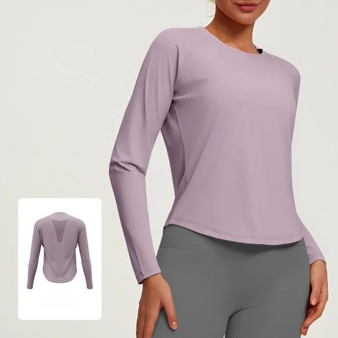 Women's Long Sleeve Breathable Sports Top