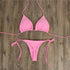 Adjustable Lace-Up Triangle Bikini in Multiple Colours