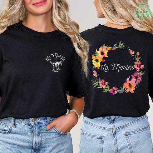 French Girls’ EVJF Vibe: Future Bride & Team Bride Matching Tees – Rock Your Single Farewell At Bachelorette Party T-shirt