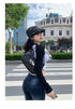 High Waist Flared Women's Jeans in Denim
