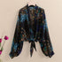 Women’s Summer Kimono Cardigan in Mesh Chiffon