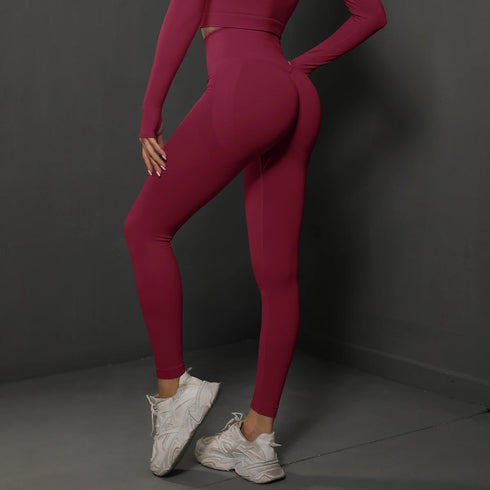 Seamless High Waist Booty Lifting Gym Leggings