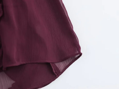 MUJER Ruffle Blouses for Women - Summer Casual Tops