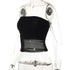 Mesh Corset Black Crop Top for Women