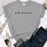 Quirky Letter Print T-Shirt for Women - Casual Summer Tee