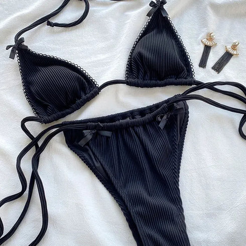 Mini Bowknot Bikini Set for Women