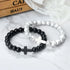 Jesus Cross Natural Stone Bracelet for Men