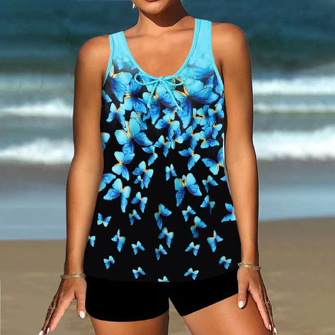 Floral Print Women's Bikini Set