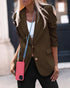 Women's Slim Fit Blazer with Pocket - Autumn/Winter
