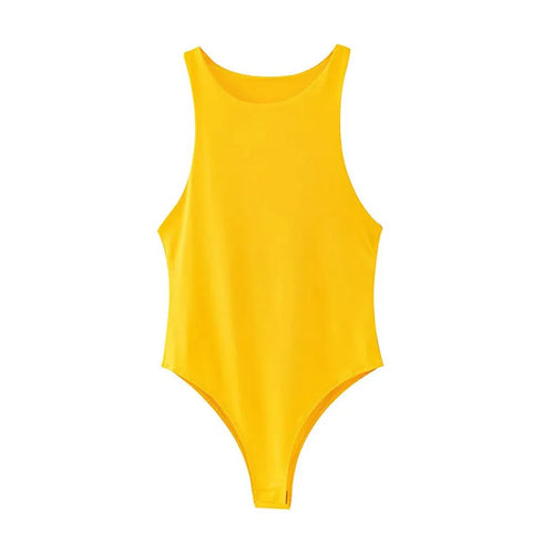 Chic Summer Bodycon Bodysuit in 8 Colours
