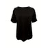 Women's Elegant Lace Crew Neck Short Sleeve T-Shirt