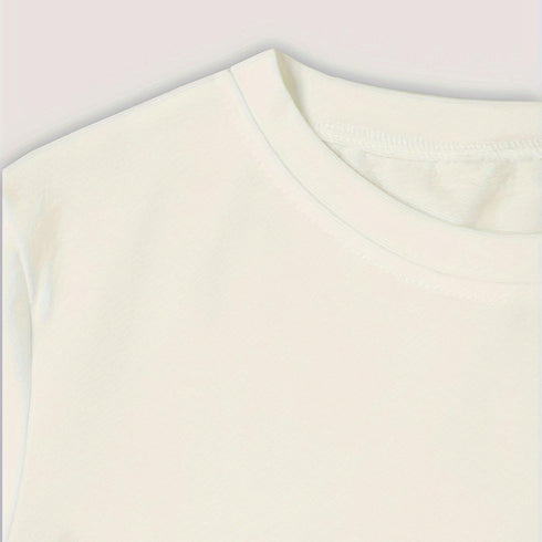 Heart Print Short Sleeve T-shirt for Women