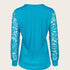 Women's Lace Contrast Pleated Long Sleeve T-Shirt