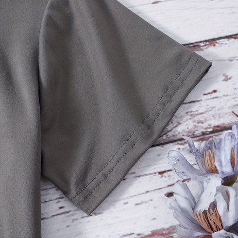 Heart Print T-shirt for Women - Casual Short Sleeve Top