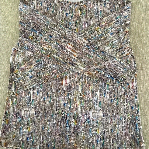 Allover Print Long Sleeve Crew Neck T-Shirt