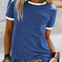 Women's Casual Loose Fit Crew Neck Summer T-Shirt