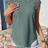 Eyelet Lace Tie Back T-Shirt for Casual Chic Style