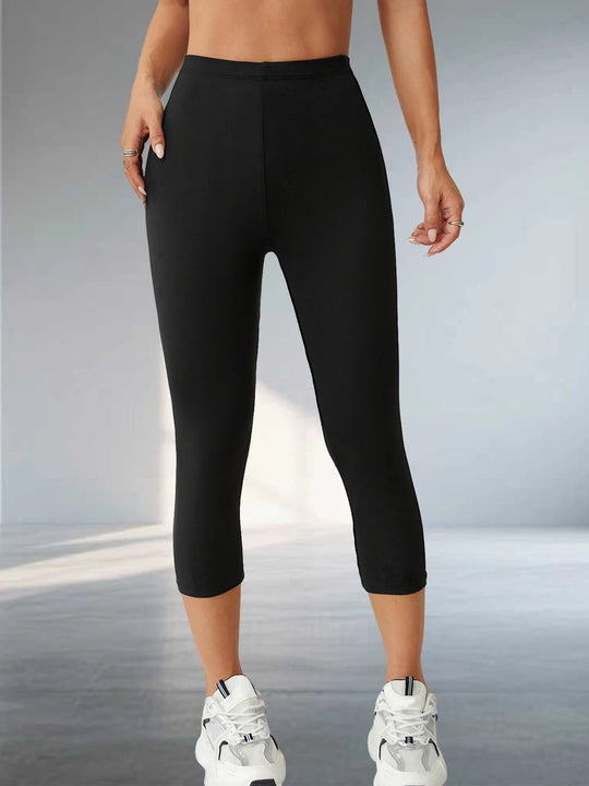Women's Super Soft High Stretch Capri Leggings