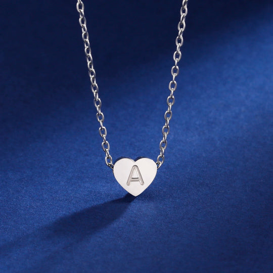 Cazador Stainless Steel Heart Pendant Necklace